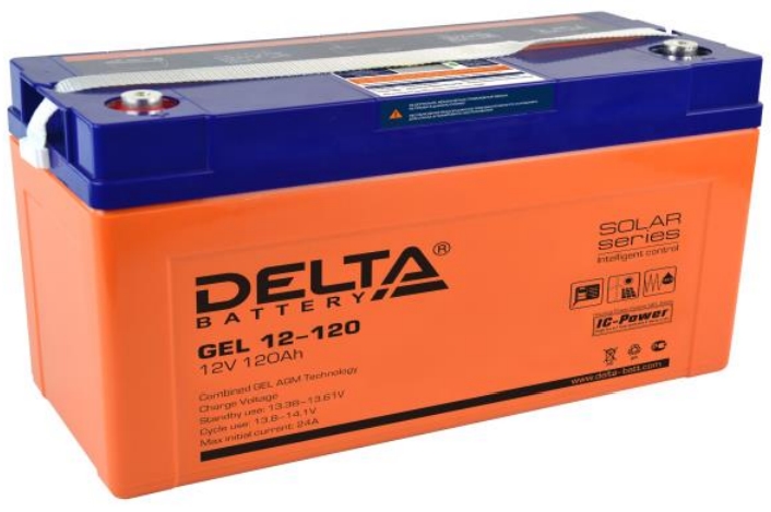 Аккумулятор Delta GEL 12-120 12В/120Ач